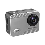 ICONNTECHS IT Cámara Deportiva 4K 60fps Cámara de Acción Sumergible Buceo WiFi Ángulo de Visión de 170 Grados 20mp HD Cámaras de Casco Videocámaras Acuáticas