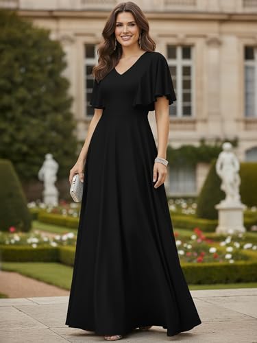 Image of KOH KOH Womens Long Elegant Bridesmaid Evening Cocktail Modest Maxi Dress