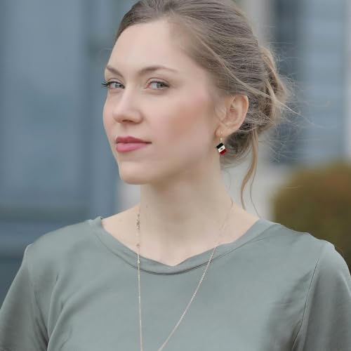 Madison Tyler Dangle Earrings for Women | Country Flag Earrings for Women | Flag Dangling Fish Hook Patriotic Earrings for Olympic Games2