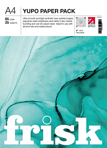 Frisk Yupo-Papel (A4), Blanco, 25 Cover