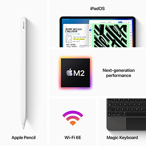 Apple iPad Pro 11-inch (4th Generation): with M2 chip, Liquid Retina Display, 128GB, Wi-Fi 6E, 12MP front/12MP and 10MP Back Cameras, Face ID, All-Day Battery Life – Space Gray by Apple - Image 7