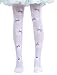 Hugme Womens cute blue rabbits bows print lolita thigh-high stockings