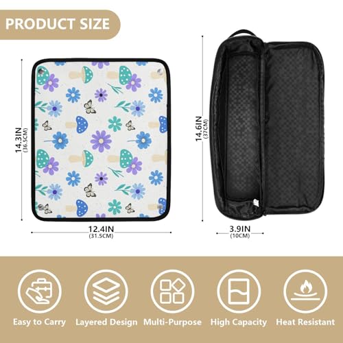 Bolsa de viaje para herramientas de cabello con protector térmico miniatura 4