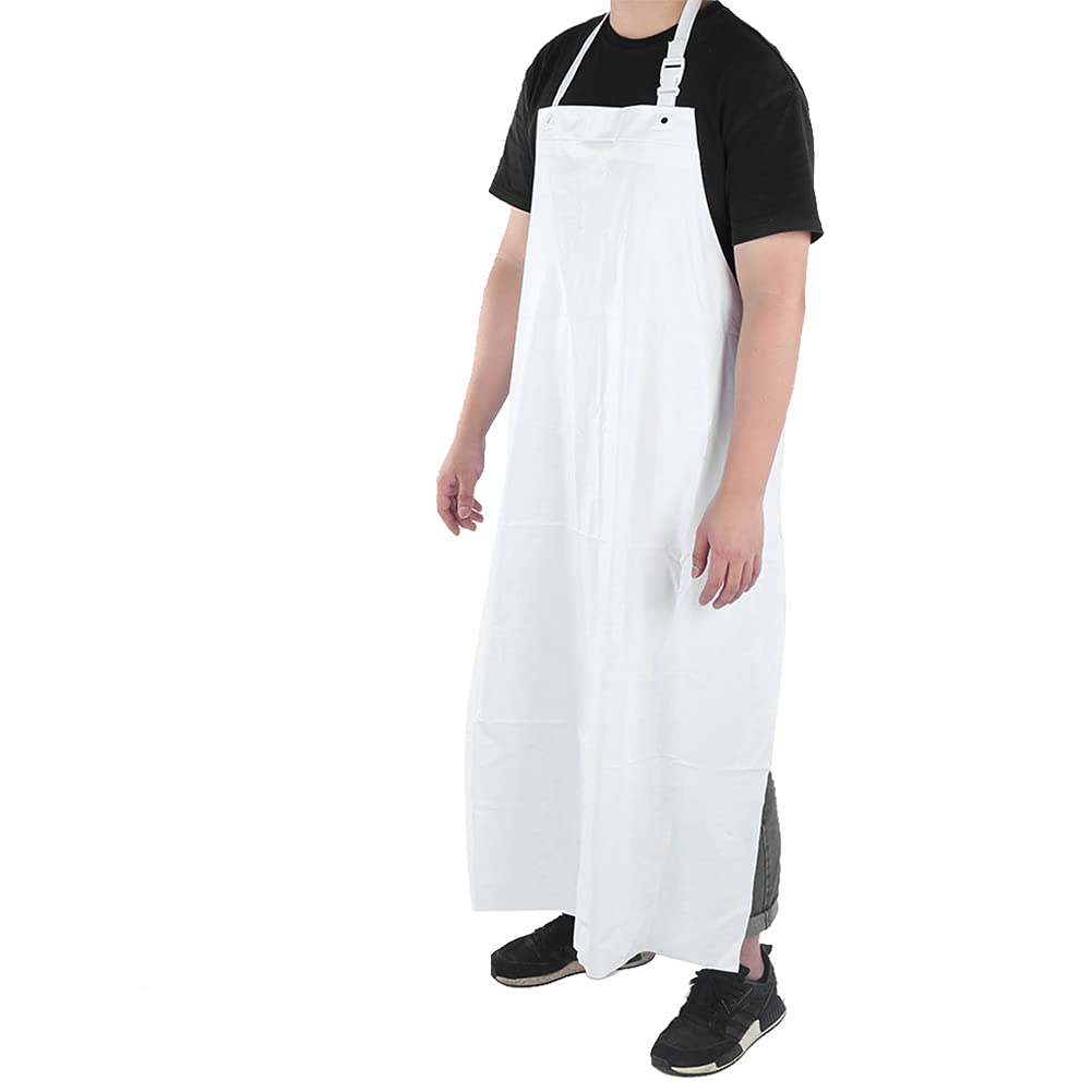 Tablier de Protection en PVC, Résistant aux Produits Chimiques, à L'eau, à la Poussière et à la Poussière pour Empêcher la Poussière et les éclaboussures de Liquide Légèrement Irritantes (120 X 90 Cm)