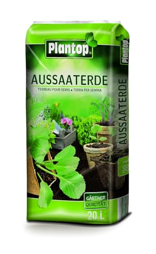 Aussaaterde 20 Liter Plantop Anzuchterde Pikiererde Blumenerde Growerde