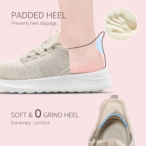 Image of STQ Womens Slip On Sneakers Tennis Walking Orthopedic Shoes Breathable Athletic Gym Workout Cross Training Sneakers