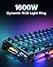 GravaStar Mercury V75 Gaming Keyboard – Hall‑Effect Magnetic‑Switch Keyboard, 8000 Hz Polling, 0.005RT, Wired USB-C, Adjustable Actuation, Semi‑Aluminum Chassis (Stealth Black, V75)