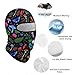 Women’s Fashion Balaclava Scarf Goth Moon Frogs Moth Magical Mushroom Leaves, Sun Defense Head Cover for Daily Use, Casual Outdoor, Lightweight Stretchy Face Mask Gaiter