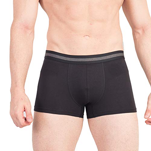 Image of Men 95% Cotton, 5% Spandex Boxers (Pack of 3)