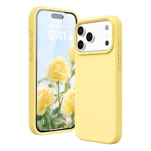 Coque silicone liquide iPhone 17 Pro VENINGO toucher doux et doublure microfibre luxe