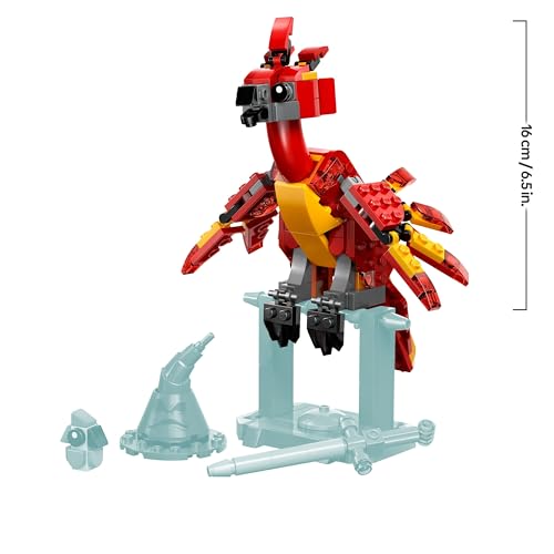 Harry Potter Fanny: la Fenice di Albus Silente Giocattolo - Set Play & Display con Figura di Uccello - con Cappello Parlante e Spada di Grifondoro - Regalo per Bambine e Bambini da 8 Anni - 76448 - Lego - Immagine 7