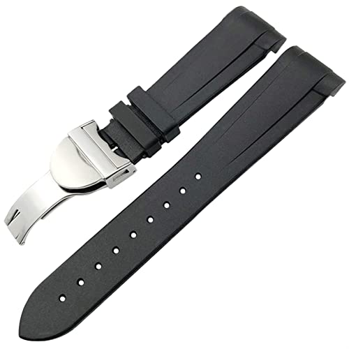 Bracelet montre 22mm silicone agate pour vos sessions de plongée et sport