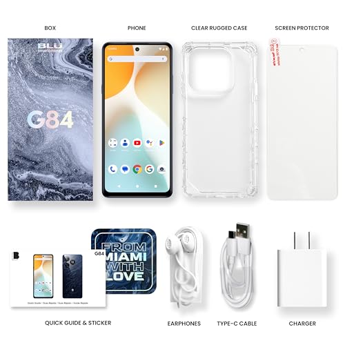 Blu G1050WW G84 | 2024 | 3-Day Battery | Unlocked | 6.8 Inch Fhd+ Infinity Dot Display | 256Gb | Triple 50Mp Camera | Nfc | Us Version | Us Warranty | Blue thumb #5