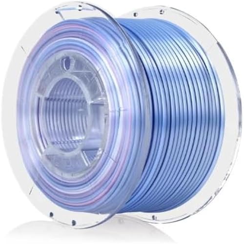 Filament ROSA 3D FILAMENTS PLA Niebieski Tęczowy Jedwabny (BLUE RAINBOW SILK)