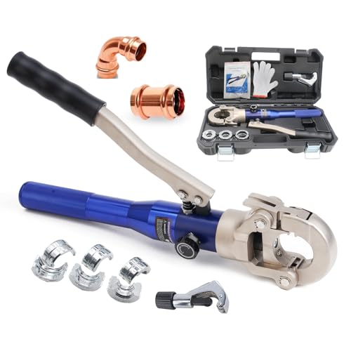 BANCHEE Hydraulic Copper Tube Fittings Crimping Tool with 1/...