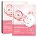 Maschere Collagene Viso, 4 Pezzi Maschera Bio Collagene Viso Coreana, Bio-Collagen Real Deep Mask, Idratante Anti-rughe, Maschera Anti-invecchiamento e Minimizzazione dei Pori immagine