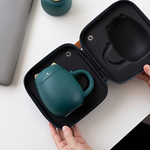 Entonic Cat Mugs with Infuser and Lid - Image 3