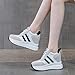 Imagen de AONEGOLD Zapatillas de Deporte Cuñas Mujer Zapatos de Deporte Casuales al Aire Libre Transpirable Wedge Plataforma Sneakers Tacón Oculto 10CM
