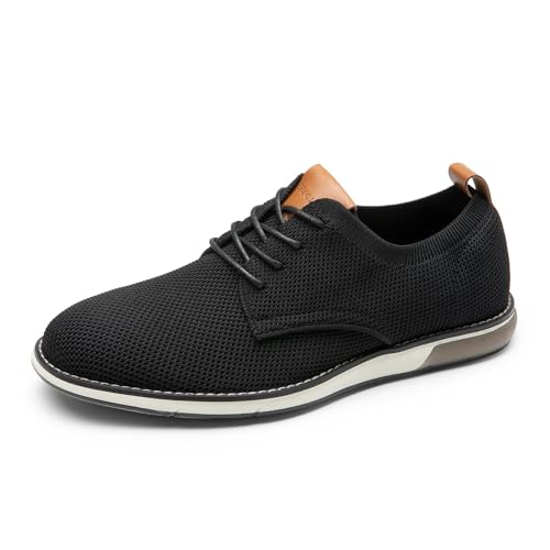 Bruno Marc Men's Dress Casual Oxford Shoes Formal Mesh Sneakers Shoes,Size 9.5,Black,SBOX2401M by Bruno Marc - Used condition - US$46.88