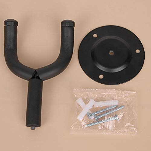 Guitar Wall Holder Maserfaliw Guitar Bass Banjo Wall Mount Display Hanger Hook Holder Metal Stand Rack Bracket - Black, A Practical And Popular Holiday Gift. - Thumbnail 7