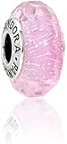 Charm aus Glas Pandora Damen-Charm Schillernd-Facetten 925 Silber Glas rosa-791650