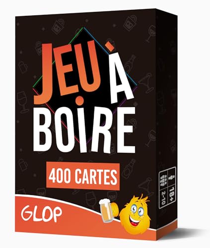 Glop Peut-être Le Meilleur Jeu de Société Adulte à Boire, Dynamisant pour Soirées et Apéritifs, Jeux de Cartes à Boire, Jeu d'alcool, Jeux pour Jouer...