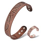 Pulsera magnética para mujer con anillo a juego, pulseras para mujer con patrones únicos, elegante pulsera para mujer para el día a día y ocasiones especiales, set de regalo para mujeres