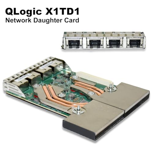 Tarjeta de red Dell X1TD1 QLogic FastLinQ QL41164 CNA para servidores PowerEdge 13.a y 14.a generación, 4 puertos RJ45 miniatura 2