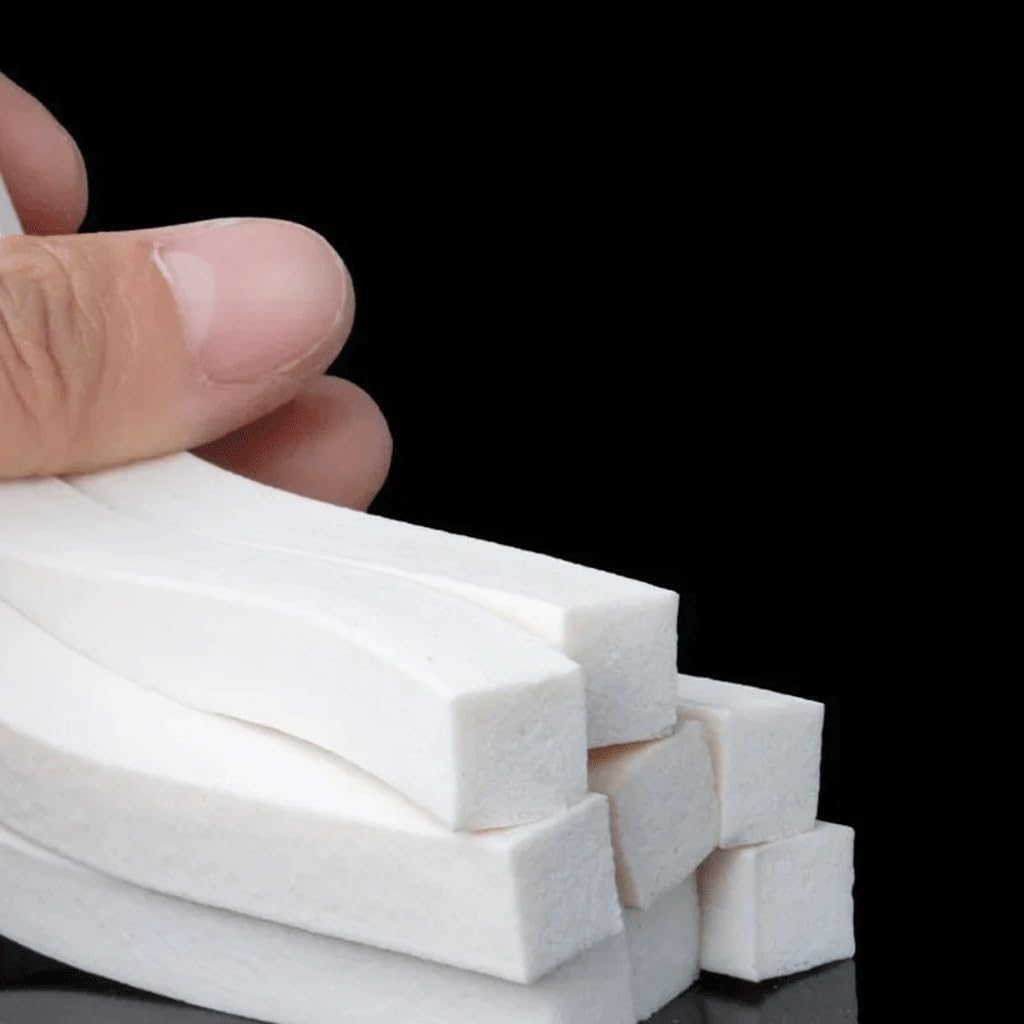 Striscia di Guarnizione in Schiuma di Silicone, Striscia di Tenuta in Schiuma Gomma siliconica da 1 m, Dimensioni Multiple for Porte e finestre | 25x30mm