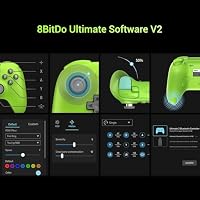 8Bitdo Ultimate 2 Wireless Controller für Windows/Android/Steam (Grün) – Ansicht 6