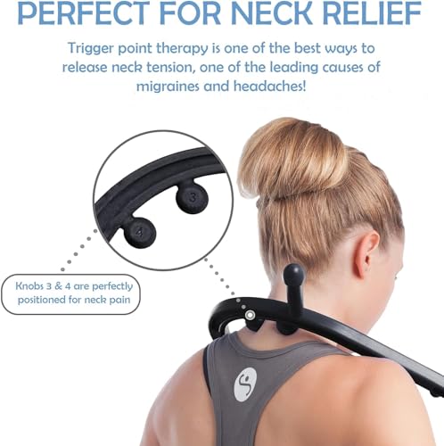 image for Body Back Buddy Classic USA Made Handheld Massage Cane - Full Body Tri