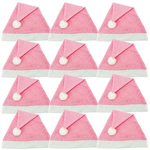 Ciffre 12 Stück im Set Weihnachtsmütze Nikolausmütze Winter Mütze...