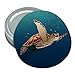 Sea Turtle Swimming in Ocean Round Rubber Non-Slip Jar Gripper Lid Opener