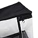 Imperius CD Storage Bag(6 Pack),Portable Transparent PVC Media Storage,Water Resistant CD Holder Case with Handles,Each holds 48 CD Solution,Clear Plastic Carrying CD Bag For Albums/Games/Music Books.