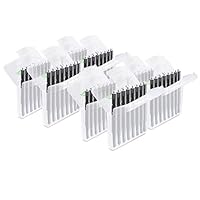 JB White 64x Cerumenfilter kompatibel mit Cerustop, Phonak, Filter kompatibel mit Widex Nanocare, Oticon ProWax MiniFit, Resound, Hörgerätefilter Set 8X 8 Ersatzfilter Wachschutz Wax Guards (1,3mm)
