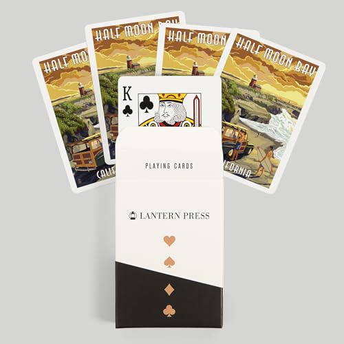 Cartas de Póker Lantern Press Half Moon Bay 52 unidades miniatura 6