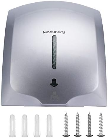 Modundry Hand Dryer Electric Automatic Sensor Handy Wash Commercial for Bathroom - Gray