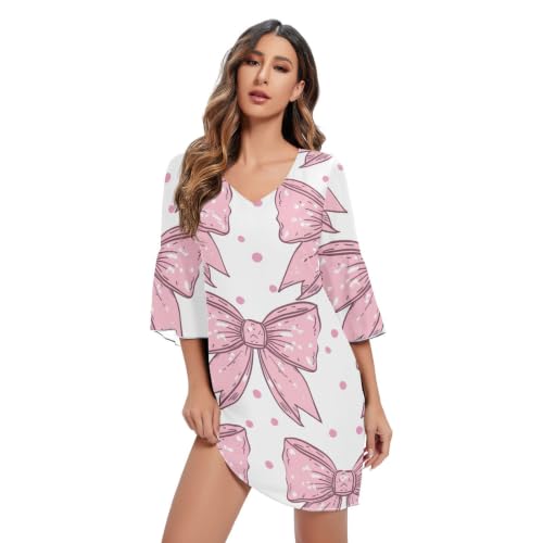 Robe d'été à manches 3/4 légère pour masquer les bras avec style