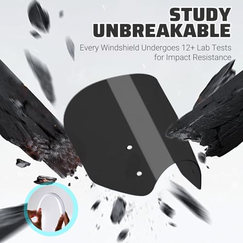 WolflineMoto Minimalist Style Windshield