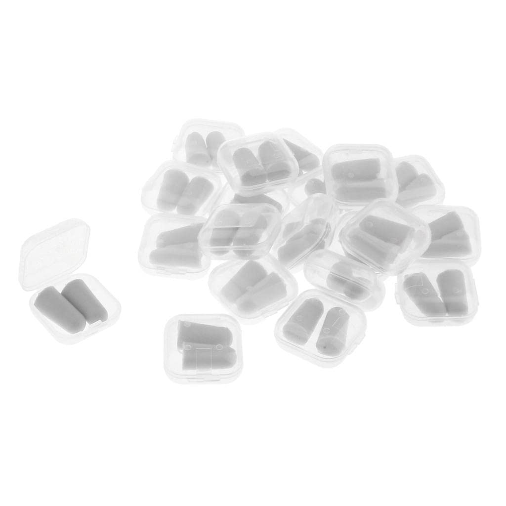 Ear Plugs 20 Pairs Super Soft Ear Plugs for Sleeping Snoring Grayear Plugs Ear Care Health Care Health-image-12
