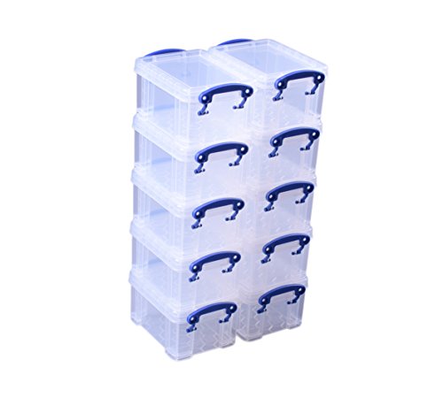 Really Useful Products 0,3 C-pk10 0.3 litre Boîte de rangement (lot de 10)