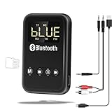 ♪ 【TF-Karte und FM-Modus】: Mit Ausnahme des Sende- und Empfangsmodus kann unser Adapter mit einer Speicherkarte (nicht im Lieferumfang enthalten) für den Sendemodus verwendet werden. Im FM-Modus können Sie Ihr Auto-Audiosystem in ein drahtloses System verwandeln. Welches ist ideal für Heim- oder Fahrzeug-Audiosystem mit stabiler Leistung