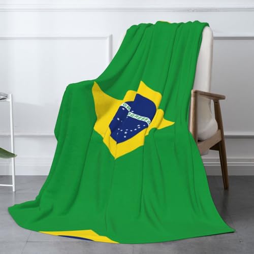 Couverture drapeau brésilien pour cocooning salon et soirées canapé - 5