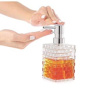 Nimbose® Cuboid Shaped Clear Liquid Soap & Handwash Dispenser Bottle for Kitchen & Bathrooms (Capacity:400 mL, Qty:1, Clear Transparent)(Plastic) Nimbose® Cuboid Shaped Clear Liquid Soap & Handwash Dispenser Bottle for Kitchen & Bathrooms (Capacity:400 mL, Qty:1, Clear Transparent)(Plastic)