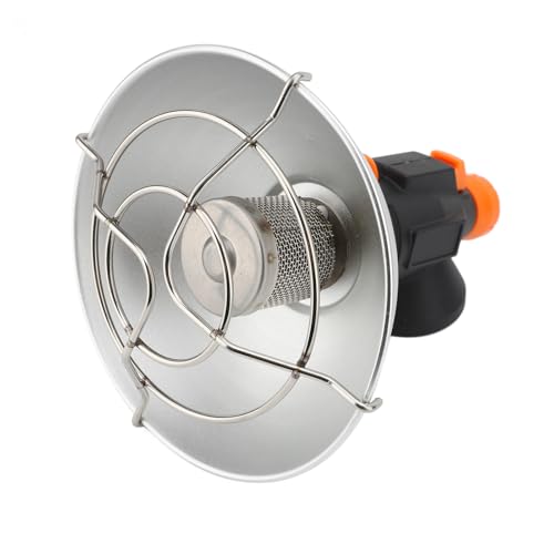 Calentador de Tanques de Gas, Calefacción Rápida Ajustable Calentador de Butano Al Aire Libre con Interfaz de Rosca y Adaptador de Cassette para Acampar
