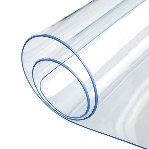 Nappe rectangulaire en plastique transparent imperméable pour cuisine