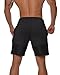 YoungLA Mens Workout Shorts Gym Athletic 111 Black M