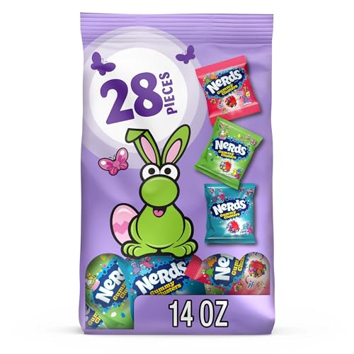 Nerds Easter Gummy Clusters Easter Assorted Treat Pack, Springtime Easter Candy, 14 oz, 28 Count