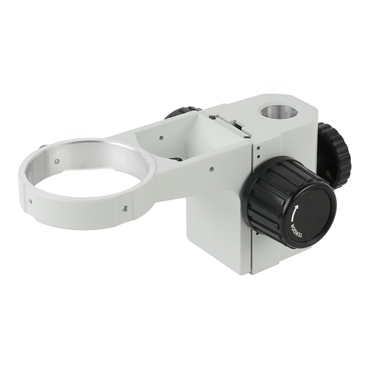 Obserwacja pod mikroskopem Uchwyt mikroskopowy z regulowanym filarem podstawowym 76 mm (76-25 mm White)