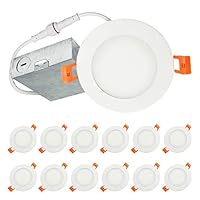 Algopix Similar Product 6 - LUXTER 4 inch UltraThin Round LED